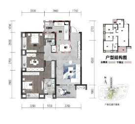 贵阳中铁尚和锦城建面约97平户型鉴赏