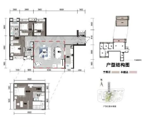 贵阳中铁尚和锦城建面约122平户型鉴赏