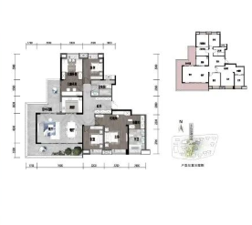 贵阳中铁尚和锦城建面约209平户型鉴赏