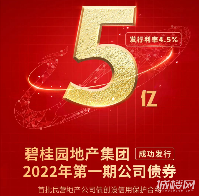 首批信用保护工具落地！碧桂园获支持发行公司债 票面利率4.5%