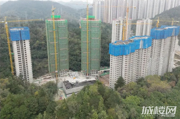 中国铁建贵阳国际城1月最新工程进度播报