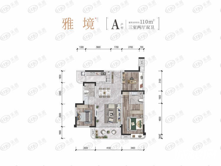 好住 | 110-143㎡适中户型总价可控 实用三房四房适合首置首改客群