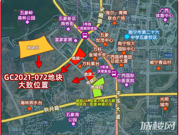 五象新区将引入“天桃实验小学、中学”？位置在这