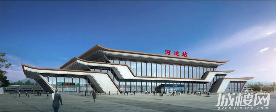 贵南高铁首座站房封顶！河池市即将结束不通高铁的历史